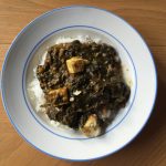 Palak Paneer - angerichtet